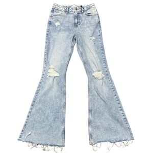 Forever 21 Premium High Rise Flare Jeans Size 28 NWOT